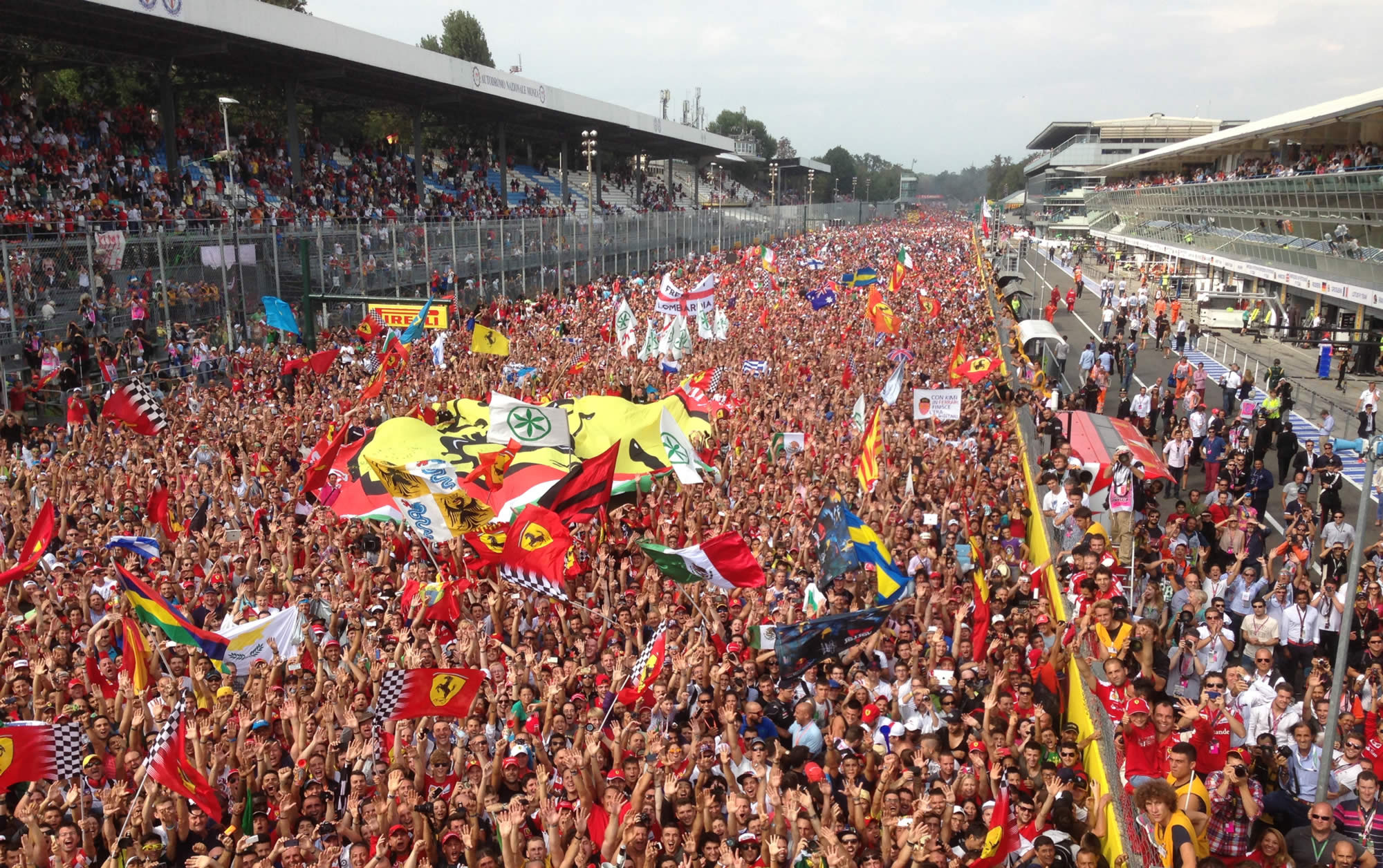 Fans at an event